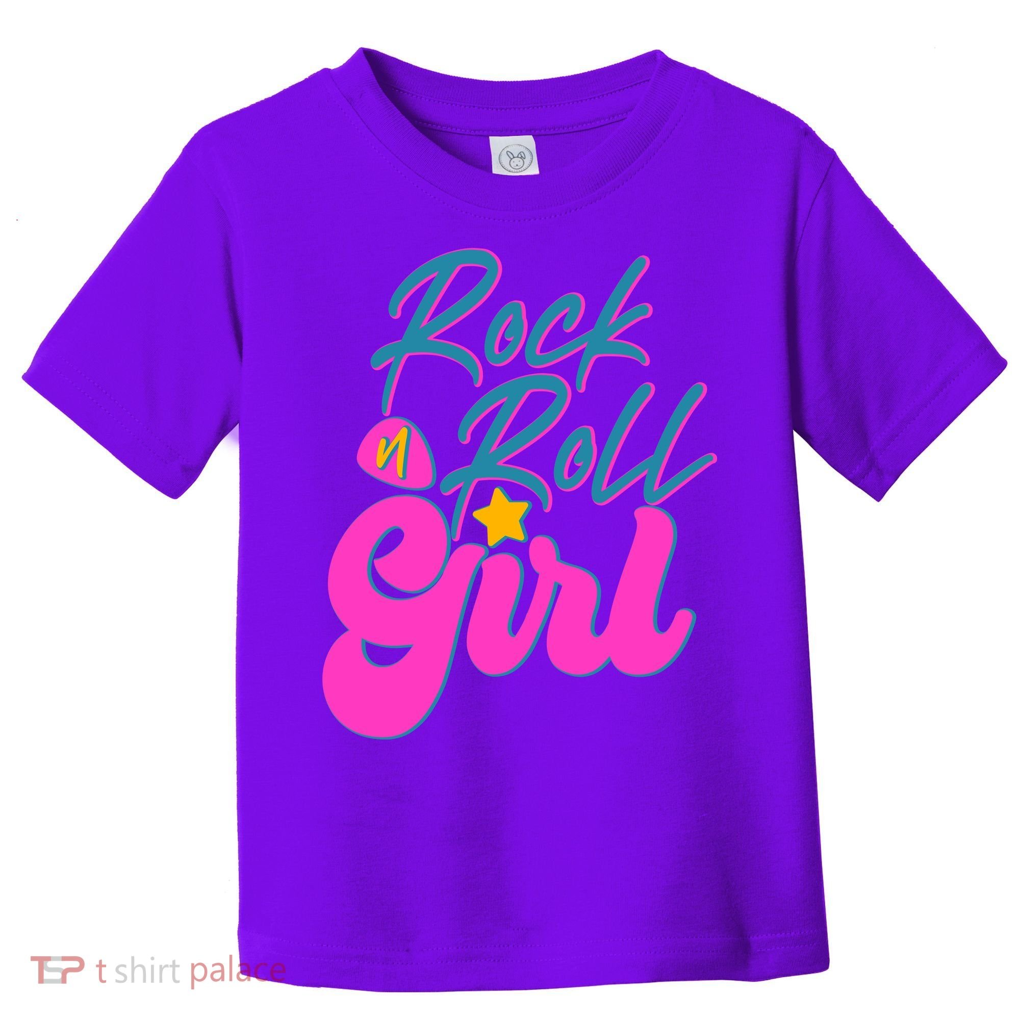 Retro Rock N Roll Girl Costume Toddler T-Shirt