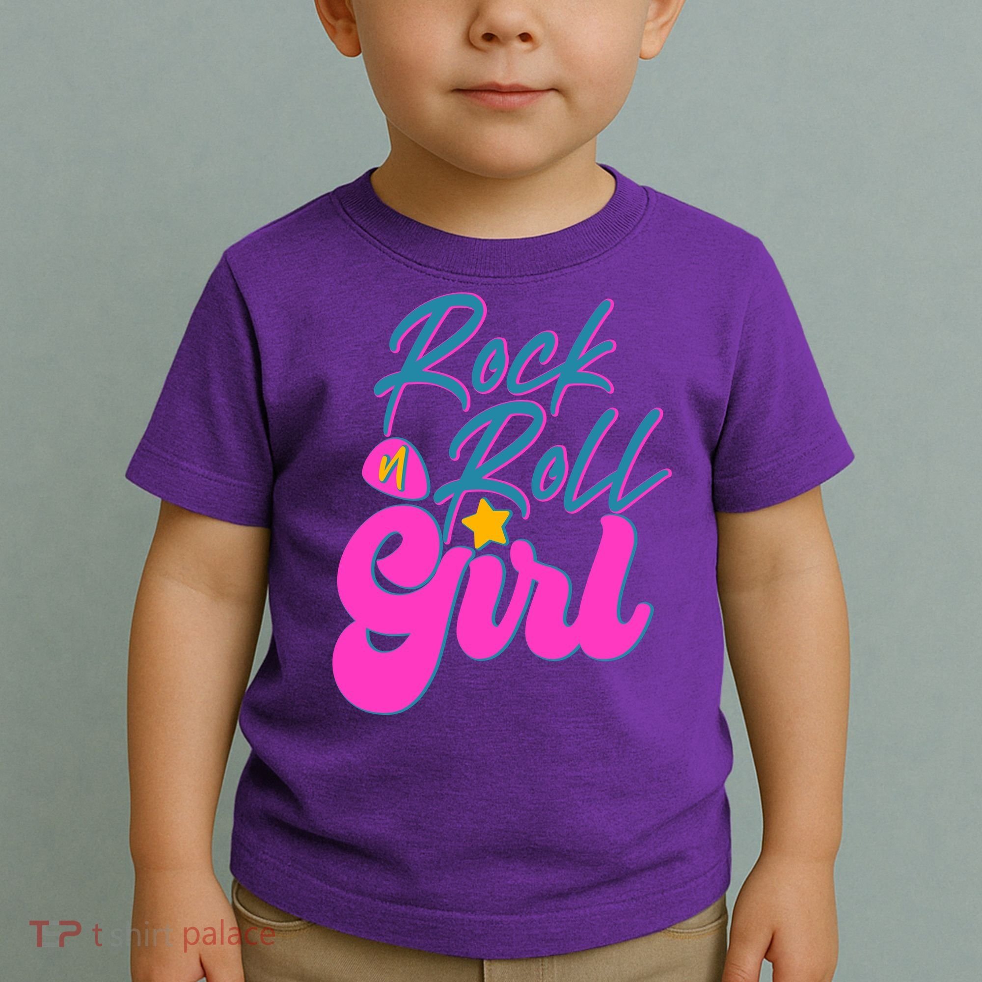 Retro Rock N Roll Girl Costume Toddler T-Shirt