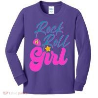 Retro Rock N Roll Girl Costume Kids Long Sleeve Shirt thumb 0
