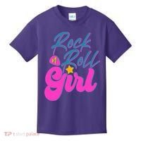 Retro Rock N Roll Girl Costume Kids T-Shirt thumb 0