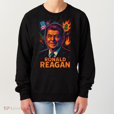 Ronald Reagan Neon Women's Sweatshirt