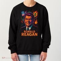 Ronald Reagan Neon Women's Sweatshirt thumb 0