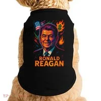 Ronald Reagan Neon Doggie Tank thumb 0