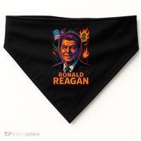 Ronald Reagan Neon USA-Made Doggie Bandana thumb 0