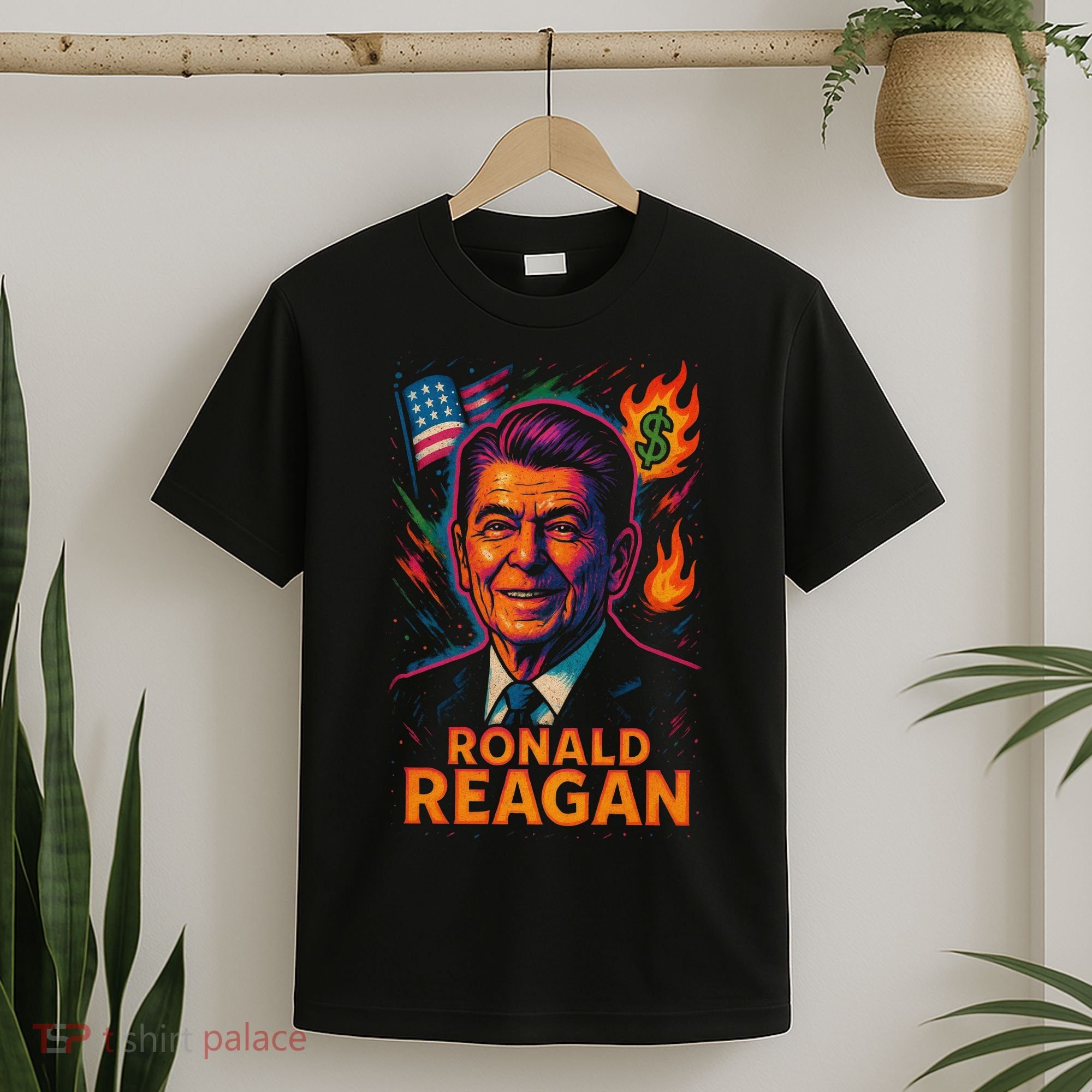Ronald Reagan Neon T-Shirt