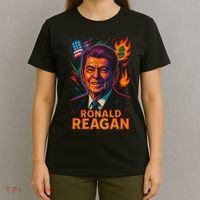 Ronald Reagan Neon T-Shirt thumb 4