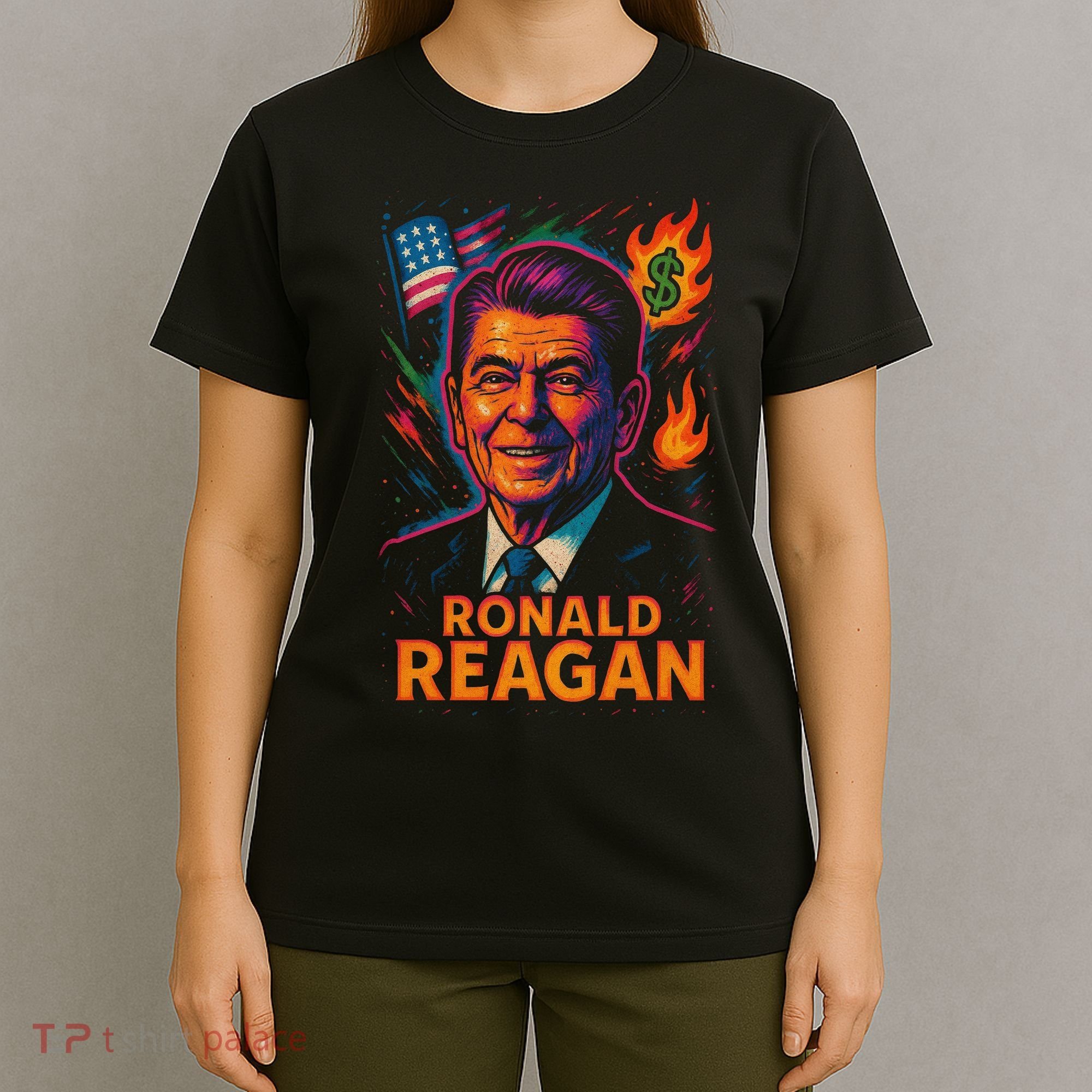 Ronald Reagan Neon T-Shirt