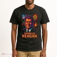 Ronald Reagan Neon Tall T-Shirt thumb 2