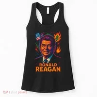 Ronald Reagan Neon Women's Tank Top thumb 0