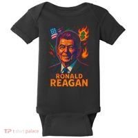 Ronald Reagan Neon Baby Bodysuit thumb 0