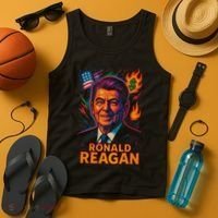 Ronald Reagan Neon Tank Top thumb 4