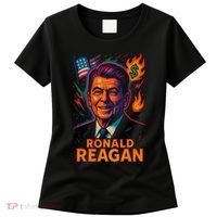 Ronald Reagan Neon Women's T-Shirt thumb 0