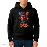 Ronald Reagan Neon Kids Hoodie thumb 4