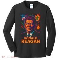 Ronald Reagan Neon Kids Long Sleeve Shirt thumb 0