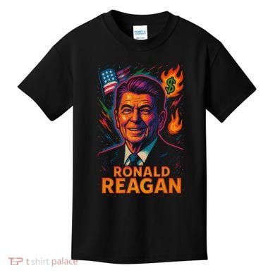 Ronald Reagan Neon Kids T-Shirt