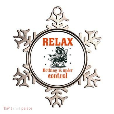 Raccoon Relax Nothing Under Control Ornament