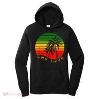 Rasta Reggae One Love Palms Reggaeton Rastafarian Pride Women's Hoodie thumb 0