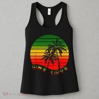 Rasta Reggae One Love Palms Reggaeton Rastafarian Pride Women's Tank Top thumb 3