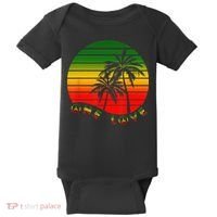 Rasta Reggae One Love Palms Reggaeton Rastafarian Pride Baby Bodysuit thumb 0