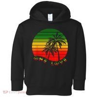 Rasta Reggae One Love Palms Reggaeton Rastafarian Pride Toddler Hoodie thumb 0