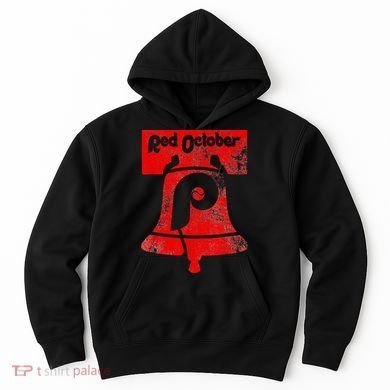 Retro Red October Philly Philadelphia Vintage Ring the bell Hoodie