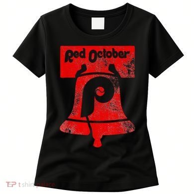 Retro Red October Philly Philadelphia Vintage Ring the bell Women's T-Shirt