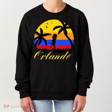 Retro Romantic Orlando Sunset Women's Sweatshirt