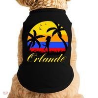 Retro Romantic Orlando Sunset Doggie Tank thumb 0