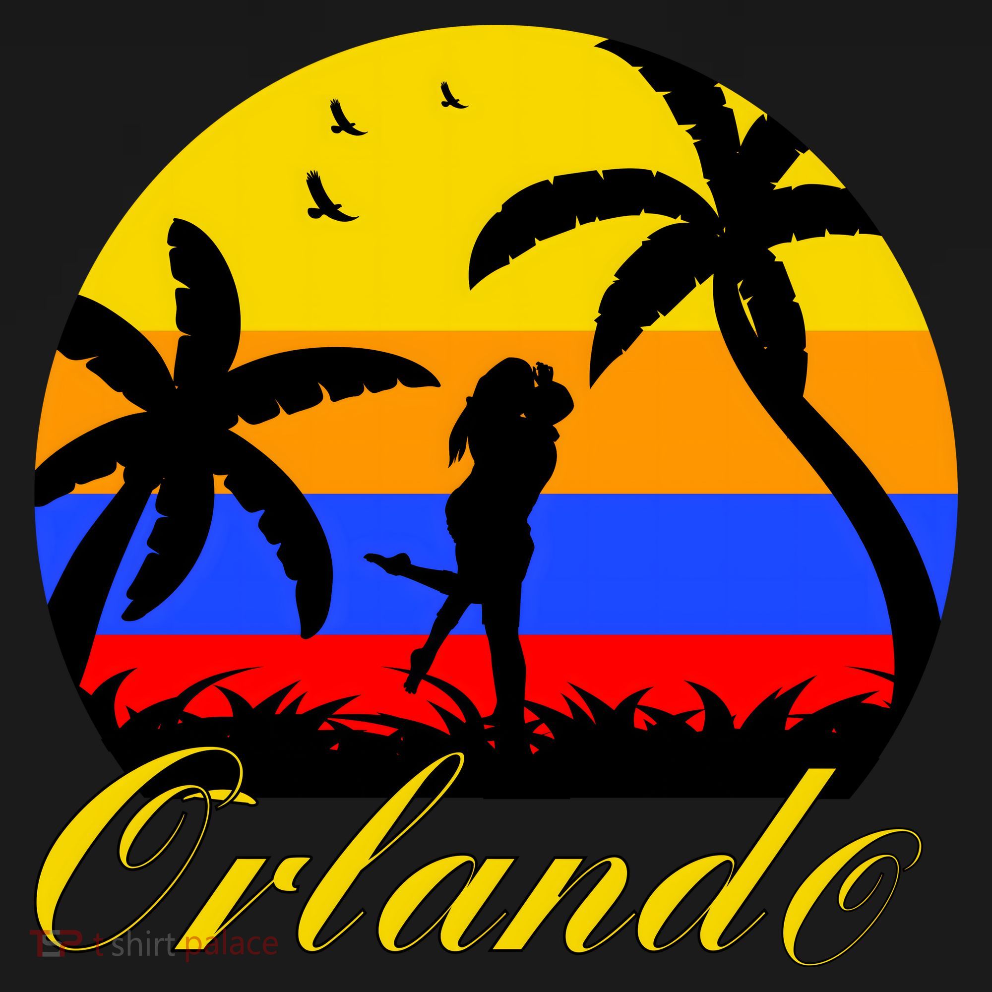 Retro Romantic Orlando Sunset Hoodie
