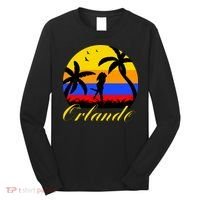 Retro Romantic Orlando Sunset Long Sleeve Shirt thumb 0