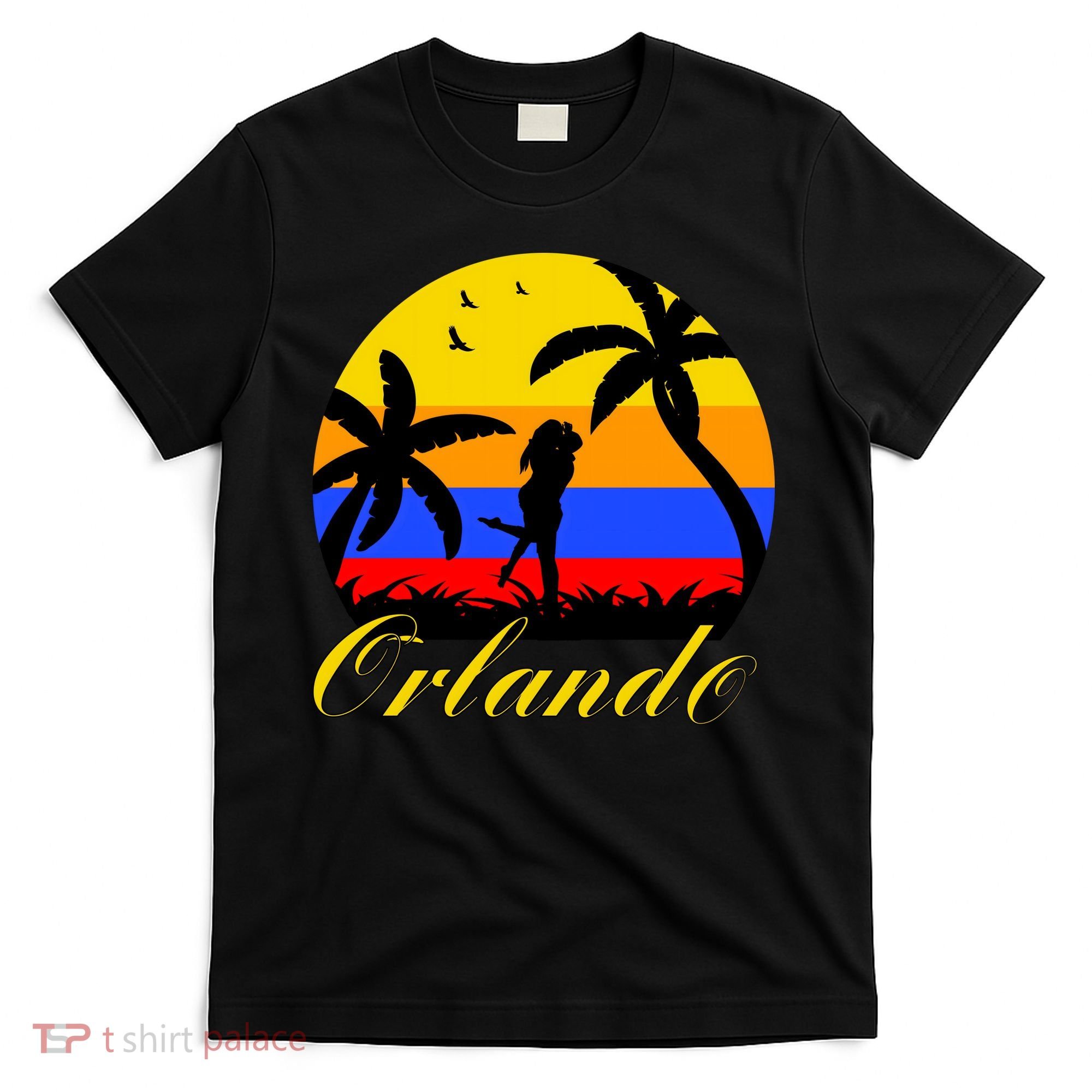 Retro Romantic Orlando Sunset T-Shirt