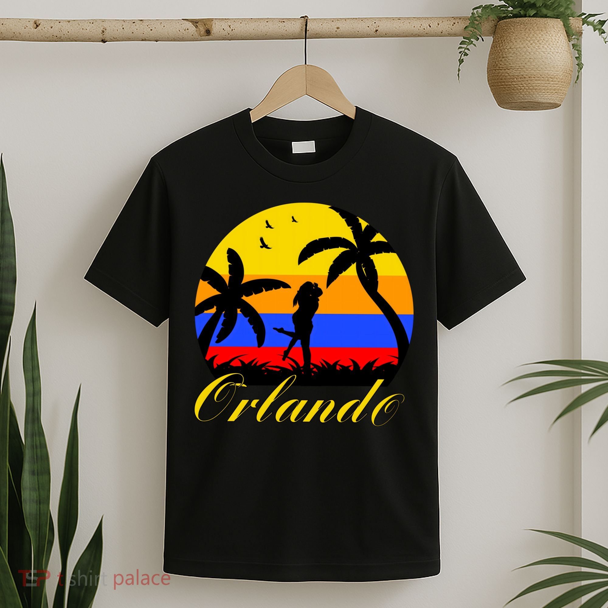 Retro Romantic Orlando Sunset T-Shirt