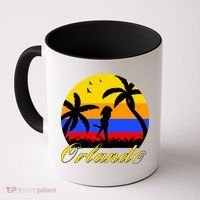 Retro Romantic Orlando Sunset Coffee Mug thumb 0