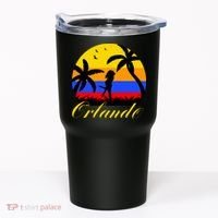 Retro Romantic Orlando Sunset Tumbler thumb 0