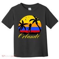 Retro Romantic Orlando Sunset Toddler T-Shirt thumb 0