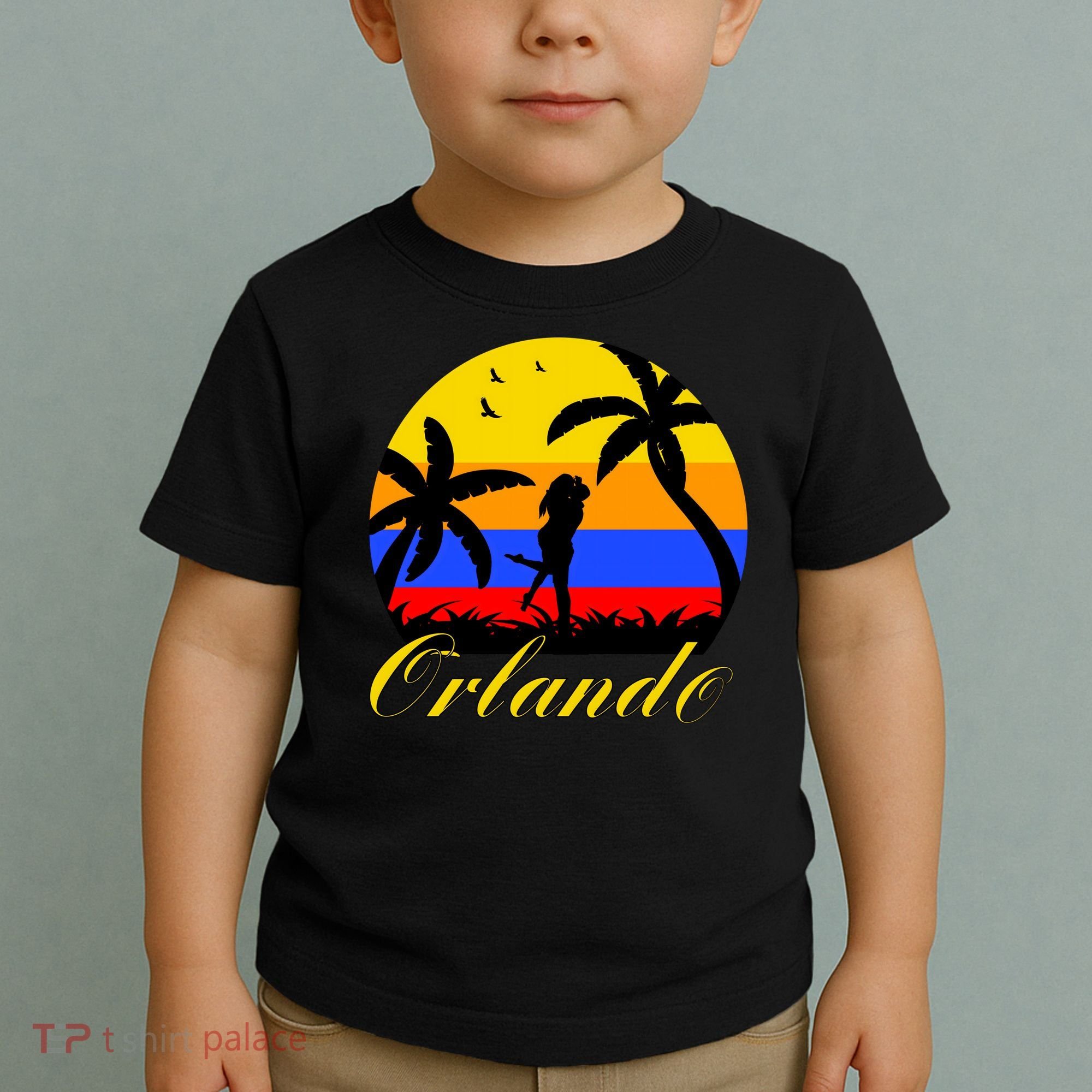 Retro Romantic Orlando Sunset Toddler T-Shirt