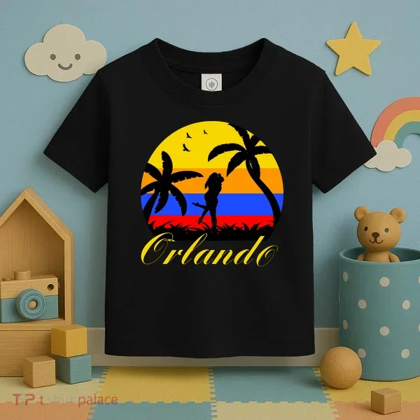 Retro Romantic Orlando Sunset Toddler T-Shirt