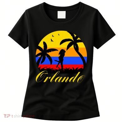 Retro Romantic Orlando Sunset Women's T-Shirt
