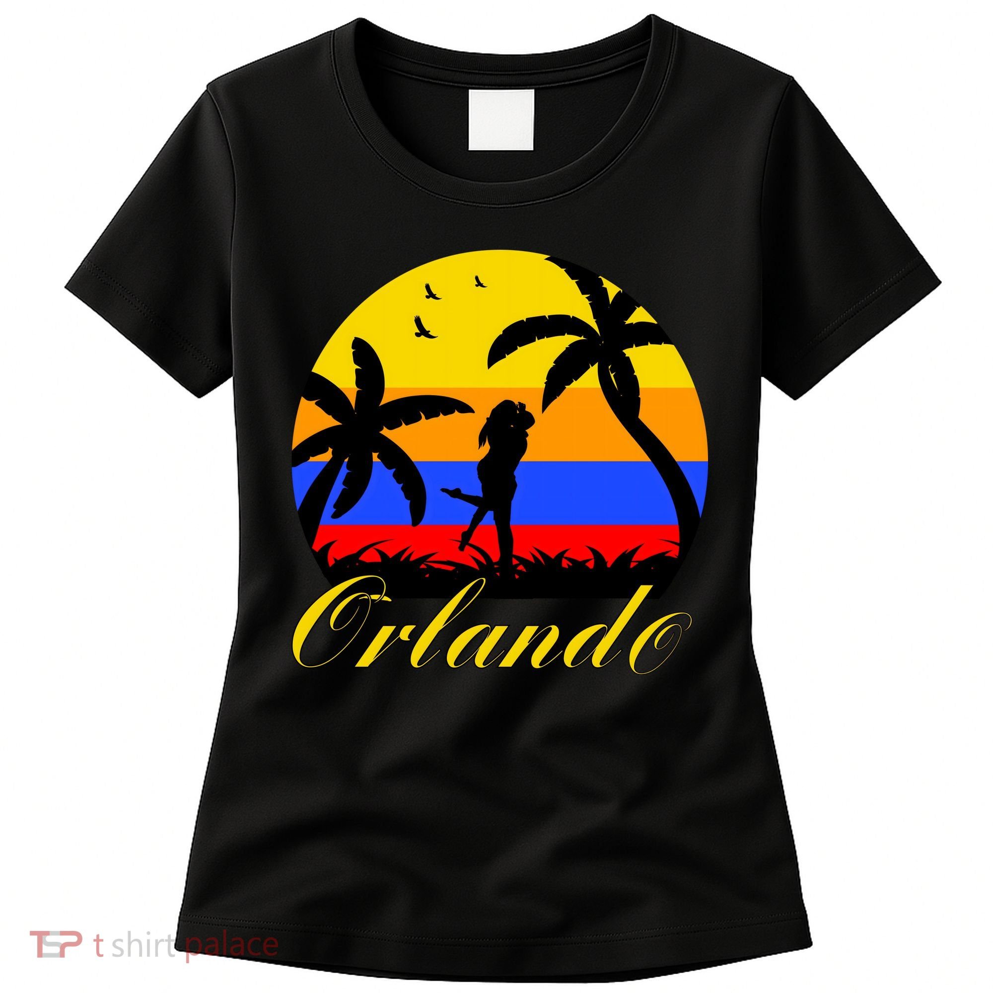 Retro Romantic Orlando Sunset Women's T-Shirt