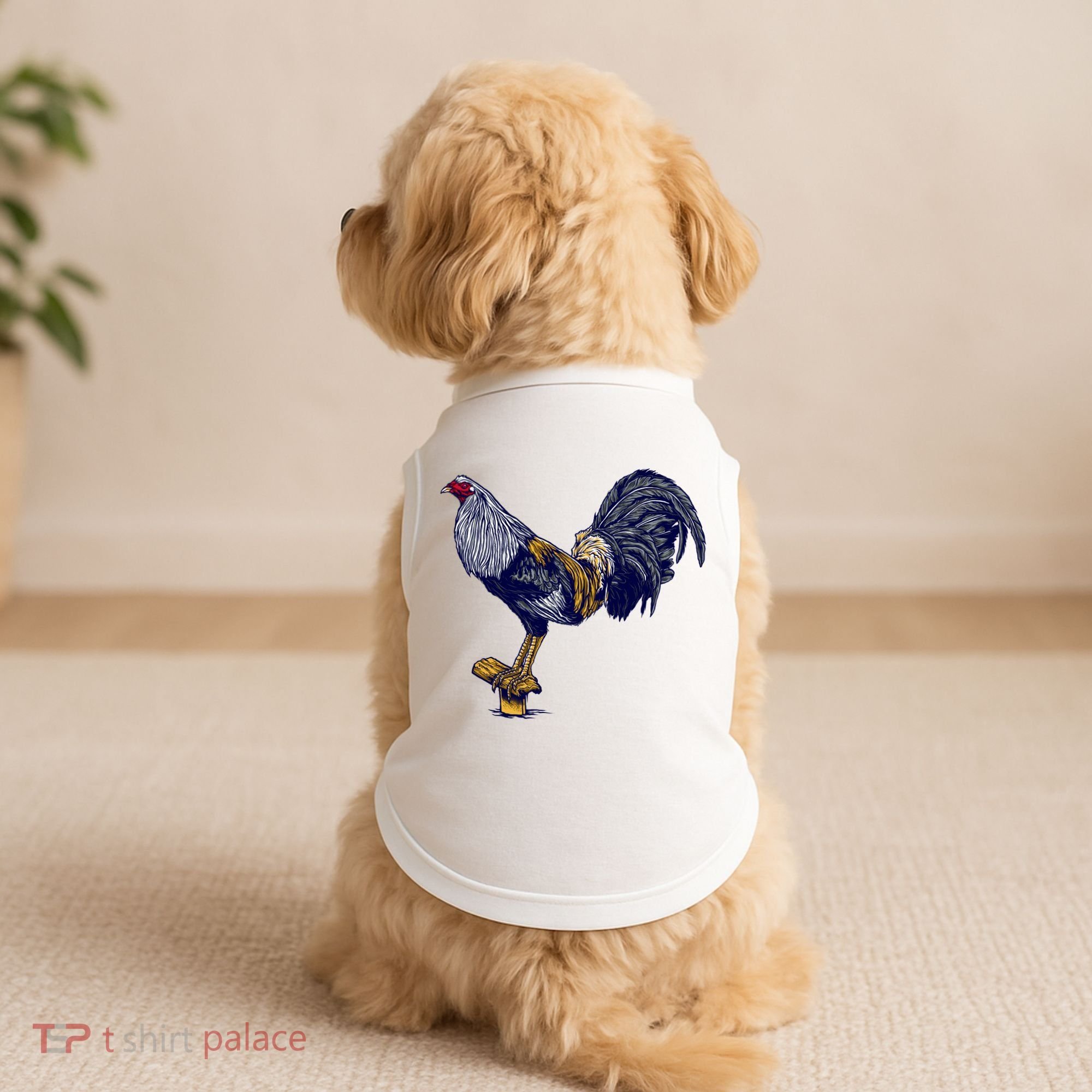 Rooster Doggie Tank