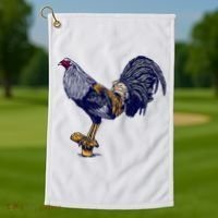 Rooster Golf Towel thumb 1