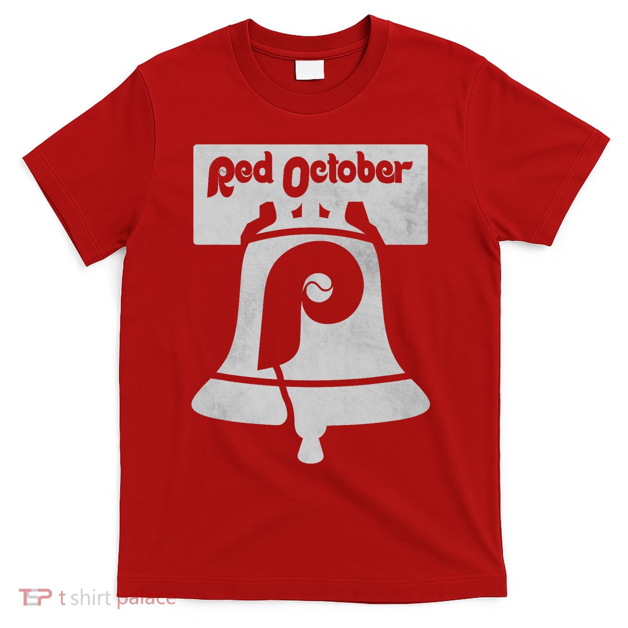 Retro Red October Philly_ Philadelphia Vintage Fan Baseball T-Shirt