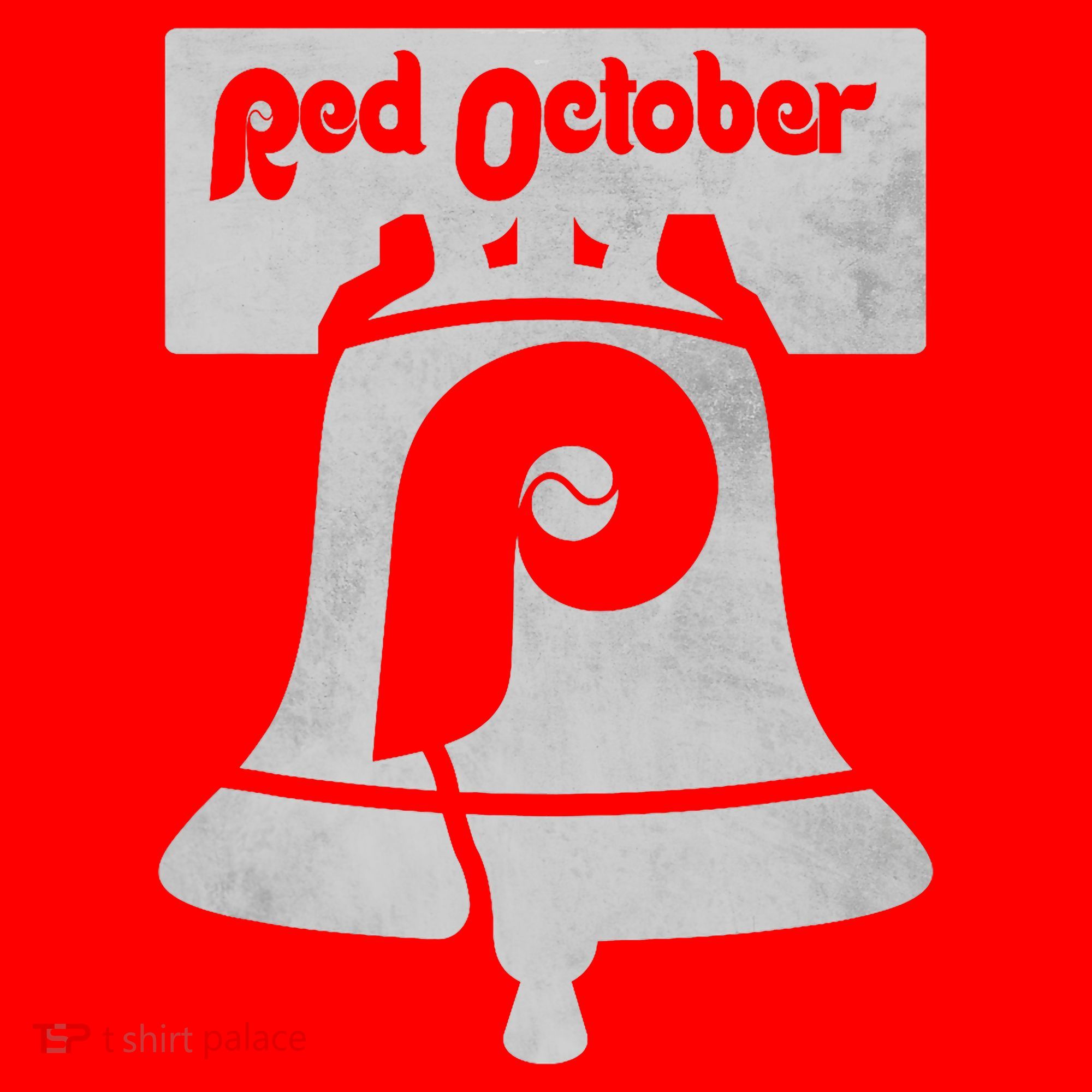 Retro Red October Philly_ Philadelphia Vintage Fan Baseball T-Shirt