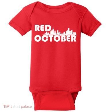 Retro Red October Philly_Philadelphia Vintage Baby Bodysuit