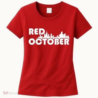 Retro Red October Philly_Philadelphia Vintage Women's T-Shirt