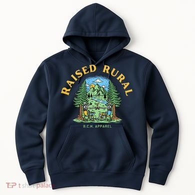 Raised Rural Outdoorsy Hoodie