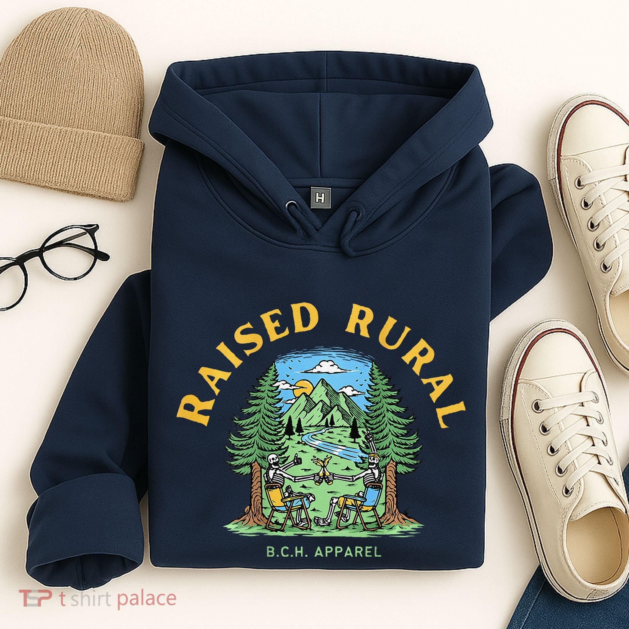 Raised Rural Outdoorsy Hoodie
