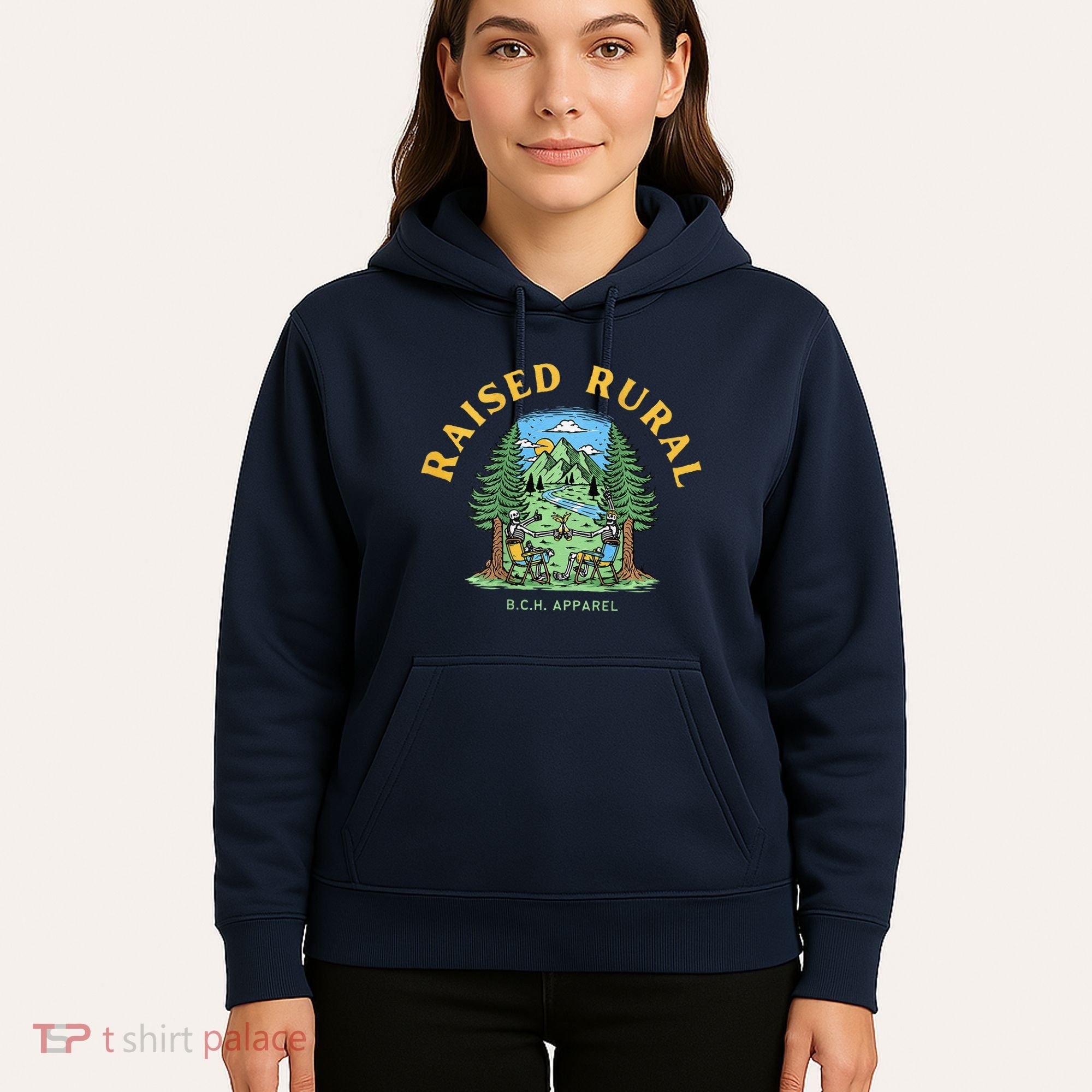 Raised Rural Outdoorsy Hoodie