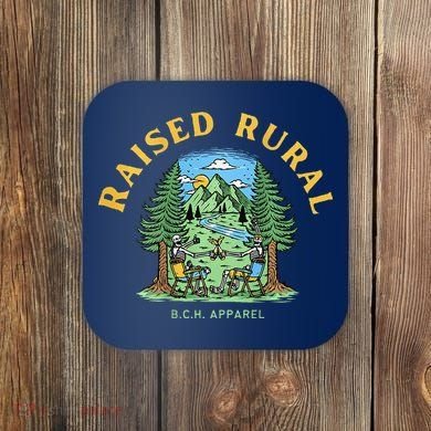 Raised Rural Outdoorsy Coaster