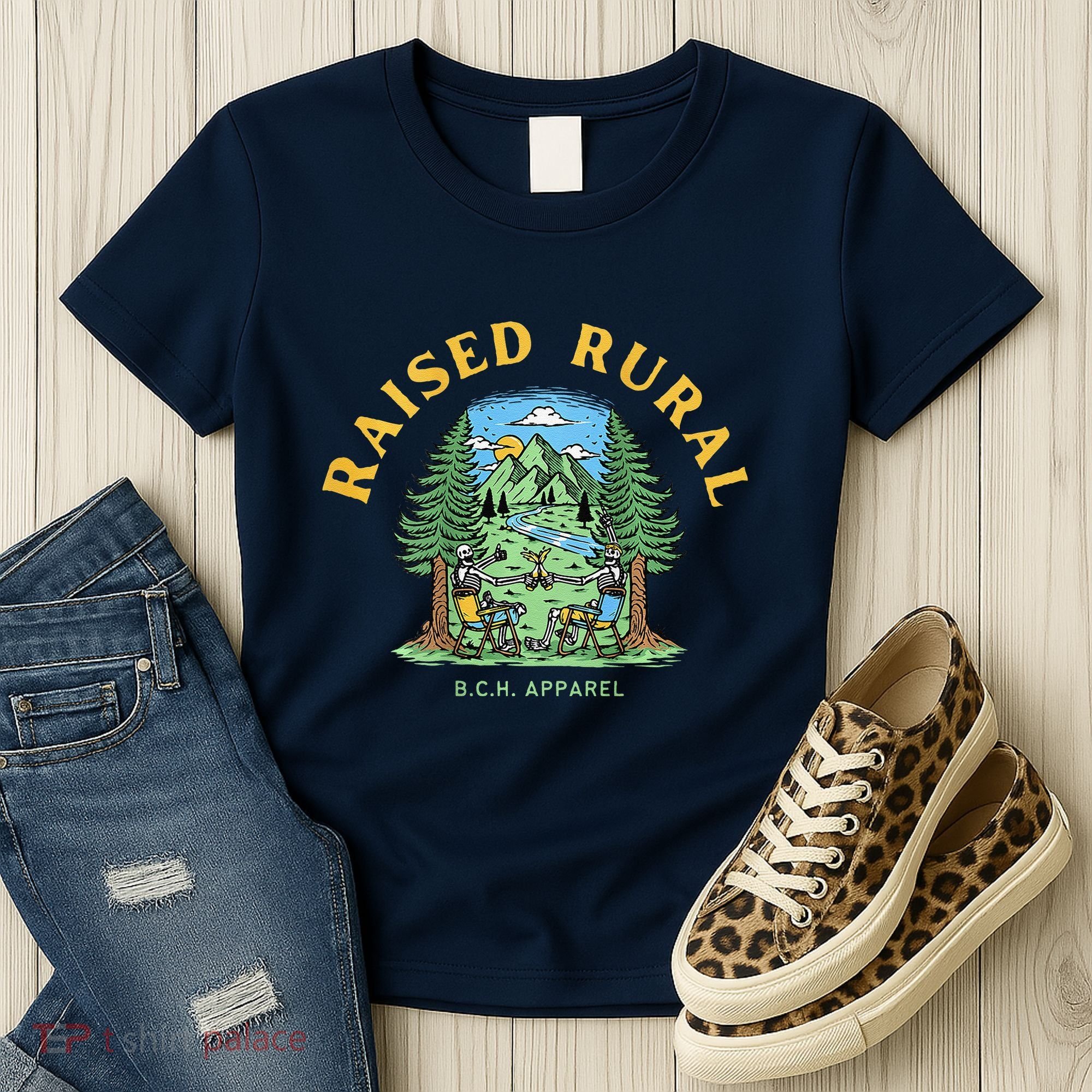 Raised Rural Outdoorsy Women's T-Shirt